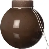 ERNST lasimaljakko pyöreä ruskea H25 cm Ø24 cm