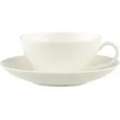 Villeroy & Boch Anmut-teekuppi Lautasella 14 Cl - Kahvikupit Luuposliini Valkoinen - 24457 + 24456