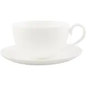 Villeroy & Boch Royal Kahvikuppi Ja Lautanen - Kahvikupit Luuposliini Valkoinen - 47204 + 47205