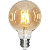 By Rydens , Filament valonlähde LED himmennettävä maapallo E27 4W Ø95mm Amber
