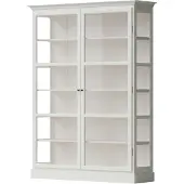 Lindebjerg Design V2 Vitriinikaappi - Kaapit ja vitriinit Honkapuu Valkoinen - V2White