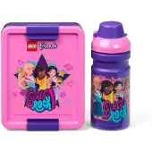 LEGO STORAGE Lunch Set City - Purple - 20X 7X 17CM