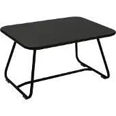 Fermob Sixties Pöytä - Puutarhapöydät Teräs Liquorice - 172142