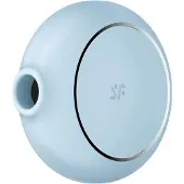 Satisfyer Pro To Go 3 - ladattava, ilmuaaltoja käyttävä klitoriskiihotin (sininen)