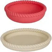 Oyoy MINI Mellow Plate & Bowl - Multi/patterned - Ø 18 CM