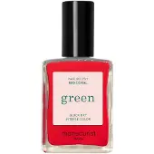 Manucurist Paris Green Nail Polish Red Coral