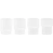 Ferm Living Ripple lasi 6 cl 4 kpl Frosted