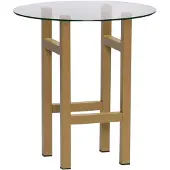 Hubsch Elevate Sivupöytä Ø40 Cm - Sivupöydät & Apupöydät Rauta Kirkas - 21909