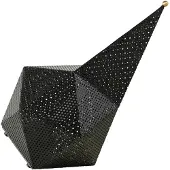 Gubi LED-akku-pöytävalaisin Bagdad, musta, korkeus 36 cm himmennettävä, Musta, Metalli, Moderni