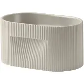 Muuto Ridge pot / H: 13 cm - beige