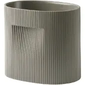 Muuto , Ridge Pot H: 24 cm - Taupe