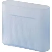 Muuto Ridge maljakko huurrettu lasi 16,5 cm Light blue