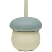 OYOY Mushroom kuppi Offwhite-sininen
