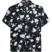 Superdry for man. M4010941A Printed short sleeve shirt black (L), Casual, Modal