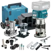 Makita Akkukäyttöinen yläjyrsin RT001GZ13; 40 V (ilman akkua ja laturia)