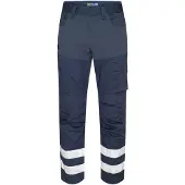 Projob 2509 Waist Pants Stretch, Reflective Navy D88