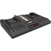 WORX kaksoislaturi 20V akuille 4A