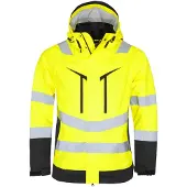 Projob 6455 Shell Jacket EN ISO 20471 Class 3 Yellow/Navy M
