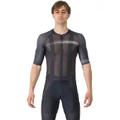 Castelli Climber's A/C Short Sleeve Jersey Dark Gray Black, Size XL