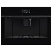AEG TC8NK7B, Espressokone, 2,5 L, Kahvipavut, Jauhettu kahvi, Sisäänrakennettu jauhin, 1350 W, musta