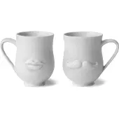 Jonathan Adler Mr. and Mrs. Muse -muki, valkoinen