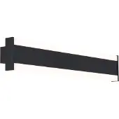 QAZQA Moderni seinävalaisin musta CCT 60cm sis. LED IP54 - Vanya