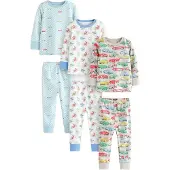 Next Yöpuku '3er-Pack' sininen / vihreä / vaaleanpunainen / valkoinen