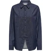 ONLY Onlruby Ls Dnm Shirt Akm - Blue - XS