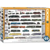 Eurographics Palapeli , 6500-0251, History of Trains, 500 kpl