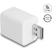 DeLOCK 11828, Sisätila, Valkoinen, Koti, Langallinen & langaton, Wi-Fi, 2400 MHz