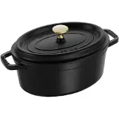 Staub La Cocotte ovaali pata valurauta 2,35 L Musta