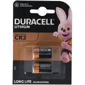 Duracell CR2, Kertakäyttöinen akku, CR2, Litium, 3 V, 2 kpl, Lieriömäinen (030480)