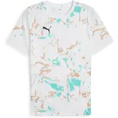 Puma Treenipaita Individualearth Day - Valkoinen/ruskea/sininen, koko Medium