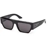 GCDS GD0064 Aurinkolasit 55/18/140 Kiiltävä musta Etuosa akryyli UNISEX GD0064