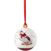 Villeroy & Boch Annual Christmas Edition pallo Valko-punainen