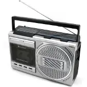 Soundmaster Kassettradio Mono Bluetooth RR20SI Silver