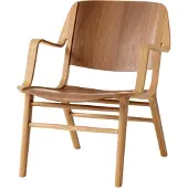 &tradition AX HM11 Lounge Chair käsinojilla Walnut-oak