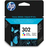 HP 302-mustekasetti, 4 ml, kolmivärinen
