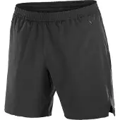 Salomon Men's Shkout Core 2in1 7" Shorts Deep Black Urheilushortsit S