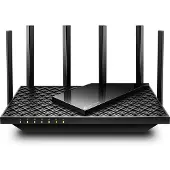 TP-LINK Archer AXE75 -reititin, Wi-Fi 6E, AXE5400, Tri-band, musta