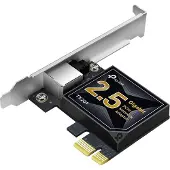 TP-LINK TX201 - 2,5 Gigabitin Ethernet-verkkokortti, Musta, Harmaa