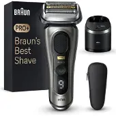 Braun Series 9 Pro+ 9565cc Wet & Dry, Teräverkollinen parranajokone, Metallinen, Akku, 60 min, Laatikko, 1 kpl (218221)