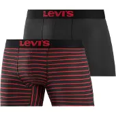 Levi's Levis Men Vintg Stripe Yd Boxer Brief 2P - Black - S