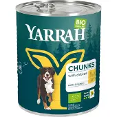 Yarrah 12x820g Luomu luomunauta, luomunokkonen & luomutomaatti koira