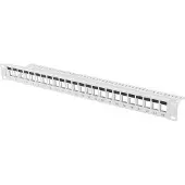 Lanberg PPKS-1024-S, 1U, Harmaa, Metalli, 482,6 mm, 80 mm, 44,5 mm