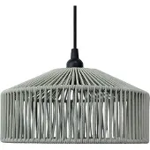 New Garden Calabardina-riippuvalaisin, vihreä, köysi, Ø30cm, IP44 Calarbardina, himmennettävä, Vihreä, Tekstiili/kangas/silkki, Skandinaavinen