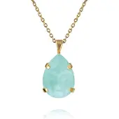 Caroline Svedbom Mini Drop Necklace - Green - ONE SIZE