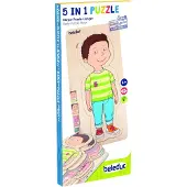 Beleduc 5-in-1 Miesten Anatomian Palapeli 29 Kappaletta