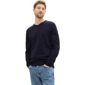 Tom Tailor 1038427 Basic Knit V-aukkoinen Neulepaita