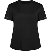 Röhnisch Women's Team Logo Tee Black Lyhythihainen treenipaita XL